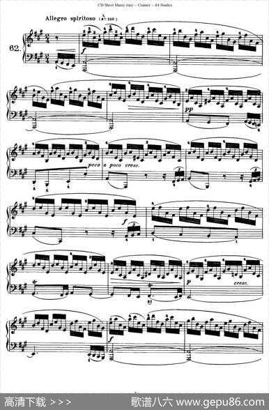 Cramer-84exercices（61—65）（克拉莫84首钢琴练习曲）|Cramer（克拉莫）