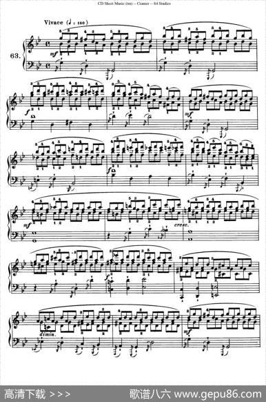 Cramer-84exercices（61—65）（克拉莫84首钢琴练习曲）|Cramer（克拉莫）