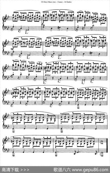 Cramer-84exercices（61—65）（克拉莫84首钢琴练习曲）|Cramer（克拉莫）