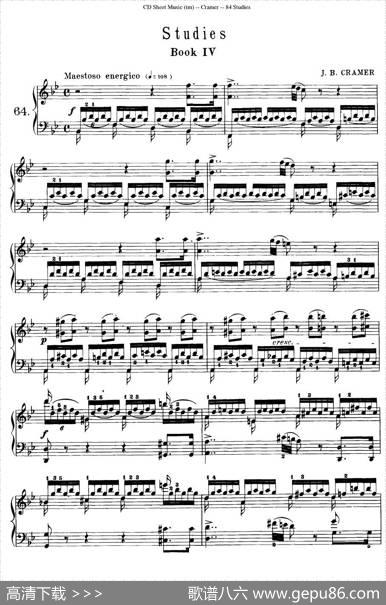 Cramer-84exercices（61—65）（克拉莫84首钢琴练习曲）|Cramer（克拉莫）