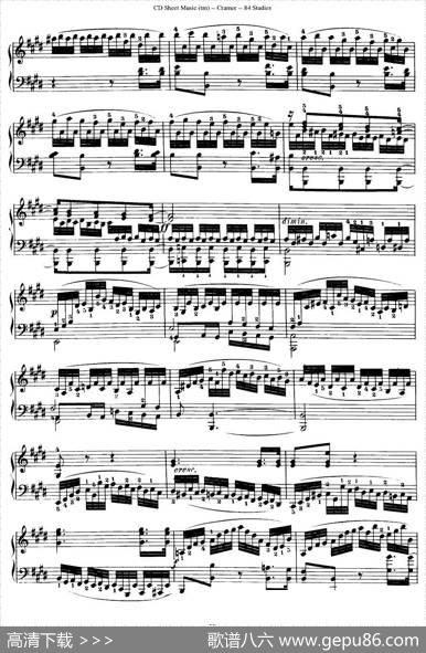 Cramer-84exercices（66—70）（克拉莫84首钢琴练习曲）|Cramer（克拉莫）