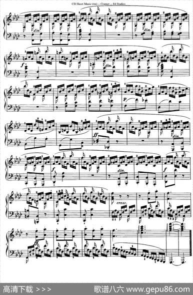 Cramer-84exercices（66—70）（克拉莫84首钢琴练习曲）|Cramer（克拉莫）