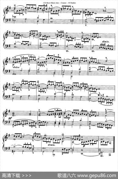 Cramer-84exercices（71—75）（克拉莫84首钢琴练习曲）|Cramer（克拉莫）