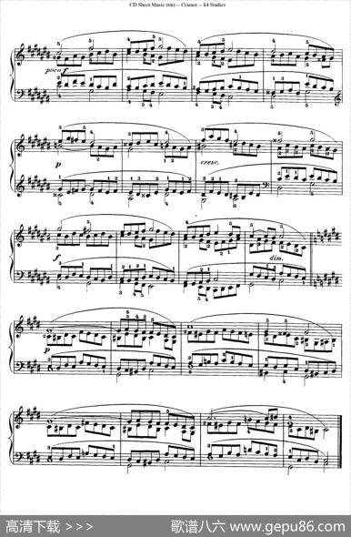 Cramer-84exercices（71—75）（克拉莫84首钢琴练习曲）|Cramer（克拉莫）