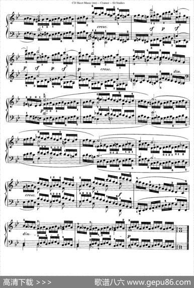 Cramer-84exercices（71—75）（克拉莫84首钢琴练习曲）|Cramer（克拉莫）
