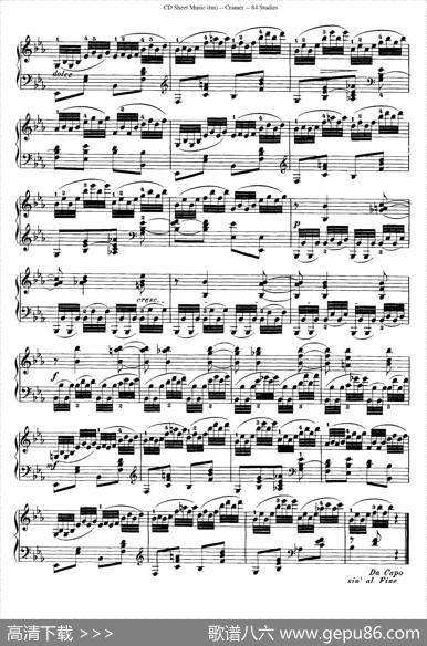 Cramer-84exercices（81—84）（克拉莫84首钢琴练习曲）|Cramer（克拉莫）