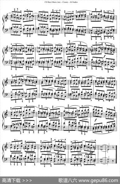 Cramer-84exercices（81—84）（克拉莫84首钢琴练习曲）|Cramer（克拉莫）