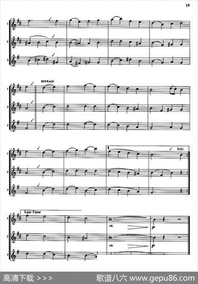 GodRestYeMerryGentlemen（三重奏）