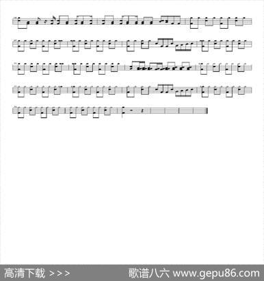 亡灵序曲（架子鼓谱）
