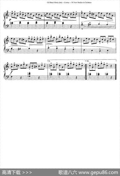 Czerny-30NewStudies-3（车尔尼Op849-30首练习曲）|Czerny
