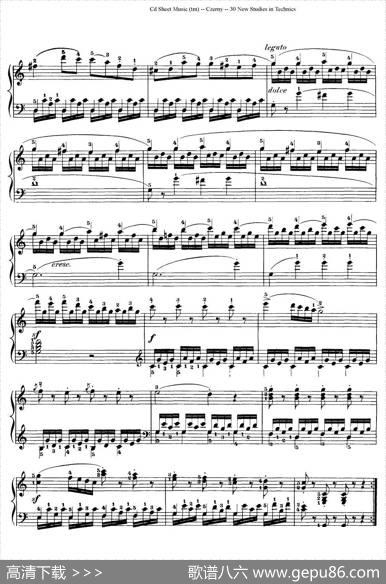 Czerny-30NewStudies-7（车尔尼Op849-30首练习曲）|Czerny