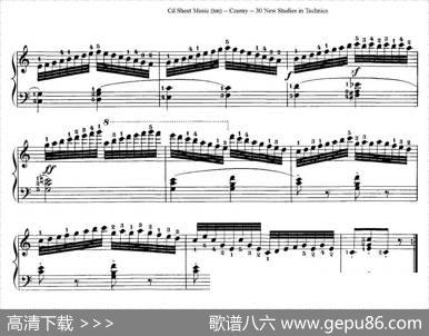 Czerny-30NewStudies-8（车尔尼Op849-30首练习曲）|Czerny