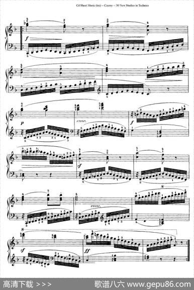 Czerny-30NewStudies-9（车尔尼Op849-30首练习曲）|Czerny