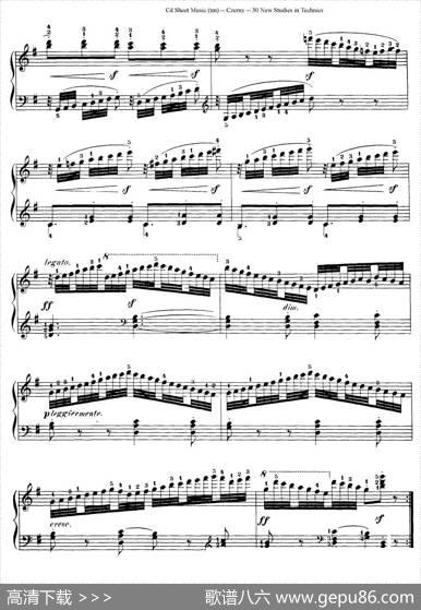 Czerny-30NewStudies-11（车尔尼Op849-30首练习曲）|Czerny