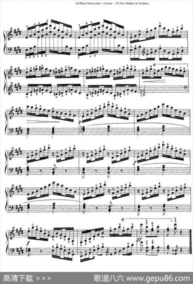 Czerny-30NewStudies-15（车尔尼Op849-30首练习曲）|Czerny
