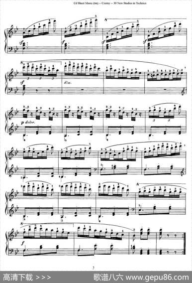 Czerny-30NewStudies-19（车尔尼Op849-30首练习曲）|Czerny