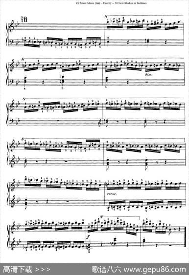 Czerny-30NewStudies-21（车尔尼Op849-30首练习曲）|Czerny