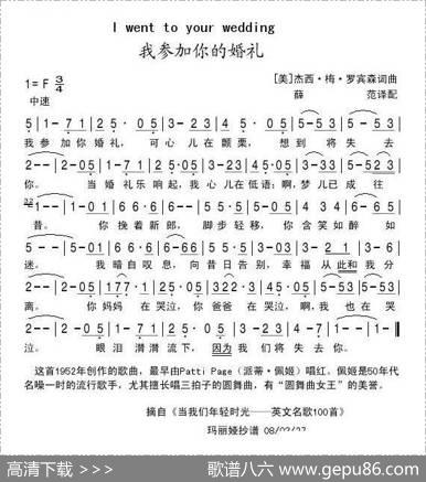 我参加你的婚礼（美）