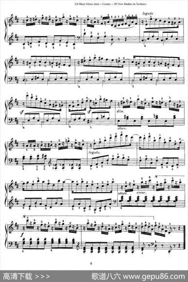 Czerny-30NewStudies-24（车尔尼Op849-30首练习曲）|Czerny