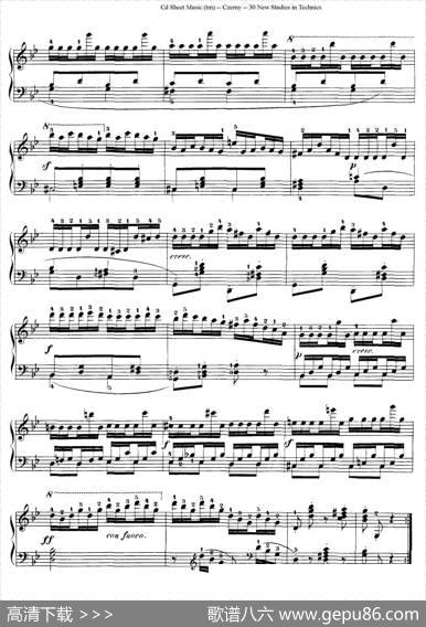 Czerny-30NewStudies-26（车尔尼Op849-30首练习曲）|Czerny