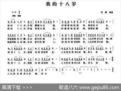 我的十八岁 - 付琪|付琪
