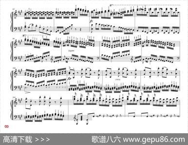 车尔尼大的三度音阶与双音经过句练习作品245号