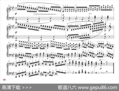 车尔尼大的三度音阶与双音经过句练习作品245号