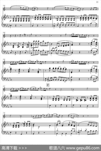 Mozart：ConcertoKV495No.4-1st（中音萨克斯+钢琴伴奏）|Mozart（莫扎特）