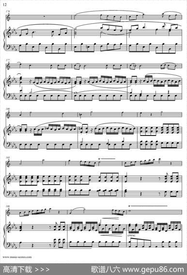 Mozart：ConcertoKV495No.4-1st（中音萨克斯+钢琴伴奏）|Mozart（莫扎特）