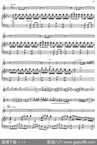 Mozart：ConcertoKV495No.4-1st（中音萨克斯+钢琴伴奏）|Mozart（莫扎特）