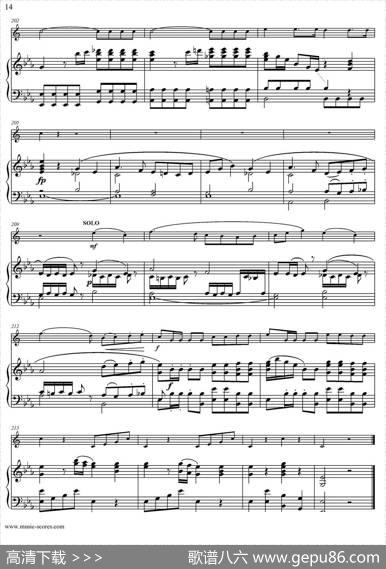 Mozart：ConcertoKV495No.4-1st（中音萨克斯+钢琴伴奏）|Mozart（莫扎特）