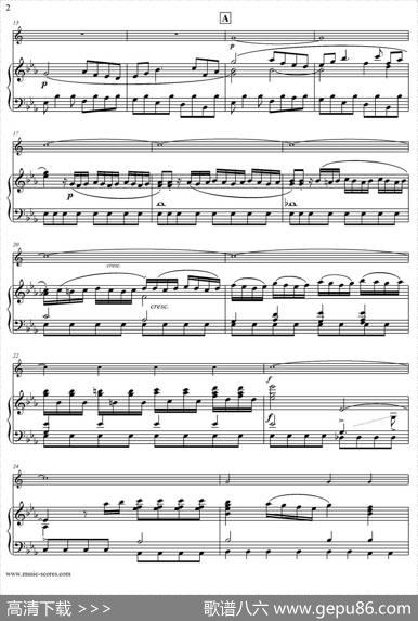 Mozart：ConcertoKV495No.4-1st（中音萨克斯+钢琴伴奏）|Mozart（莫扎特）