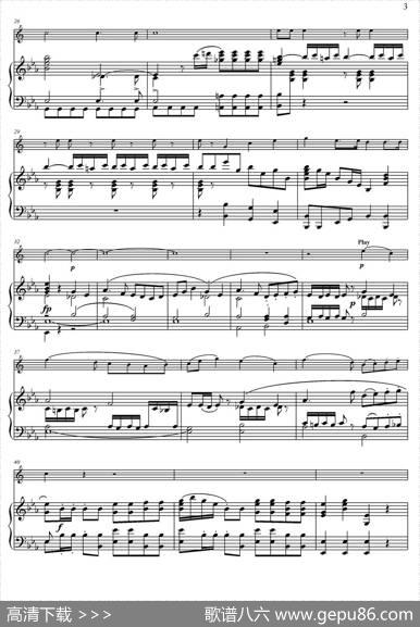 Mozart：ConcertoKV495No.4-1st（中音萨克斯+钢琴伴奏）|Mozart（莫扎特）