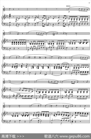 Mozart：ConcertoKV495No.4-1st（中音萨克斯+钢琴伴奏）|Mozart（莫扎特）