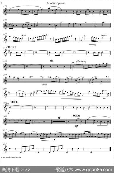 Mozart：ConcertoKV495No.4-1st（中音萨克斯）|Mozart（莫扎特）