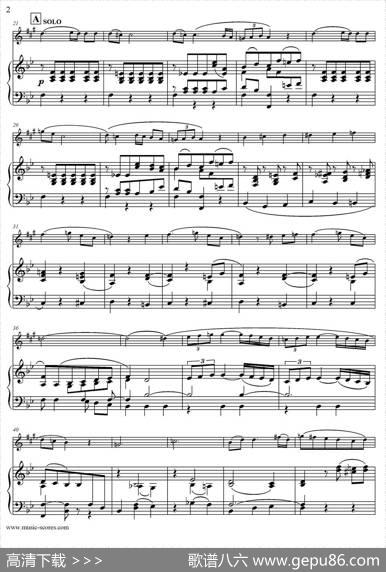 Mozart：ConcertoKV495No.4-2st（高音萨克斯+钢琴伴奏）|Mozart（莫扎特）