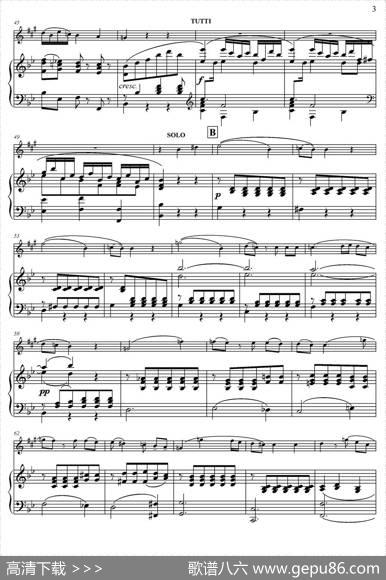 Mozart：ConcertoKV495No.4-2st（高音萨克斯+钢琴伴奏）|Mozart（莫扎特）