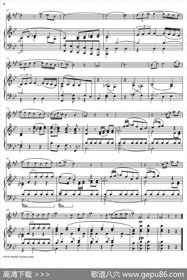 Mozart：ConcertoKV495No.4-2st（高音萨克斯+钢琴伴奏）|Mozart（莫扎特）