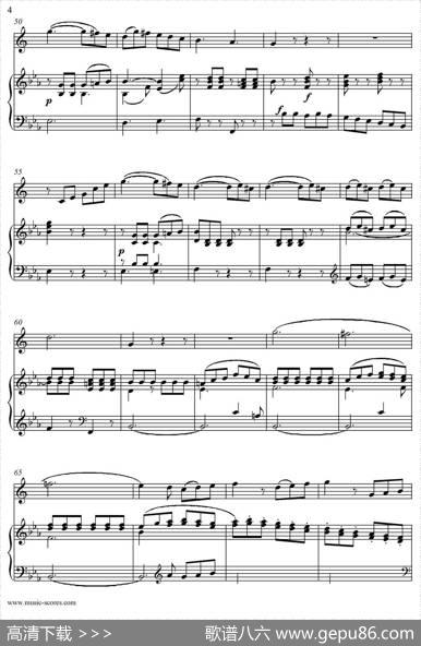Mozart：ConcertoKV495No.4-3stRondo回旋曲（中音萨克斯+钢琴伴奏）|Mozart（莫扎特）