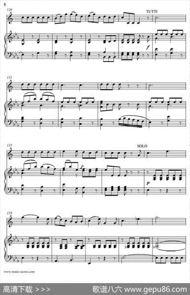 Mozart：ConcertoKV495No.4-3stRondo回旋曲（中音萨克斯+钢琴伴奏）|Mozart（莫扎特）