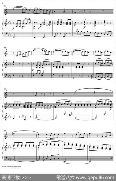 Mozart：ConcertoKV495No.4-3stRondo回旋曲（上低音萨克斯+钢琴伴奏）|Mozart（莫扎特）
