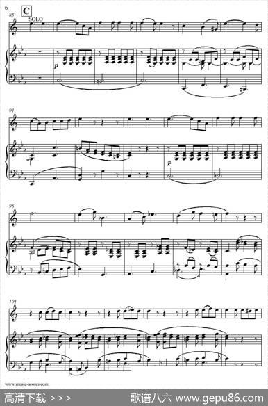 Mozart：ConcertoKV495No.4-3stRondo回旋曲（上低音萨克斯+钢琴伴奏）|Mozart（莫扎特）