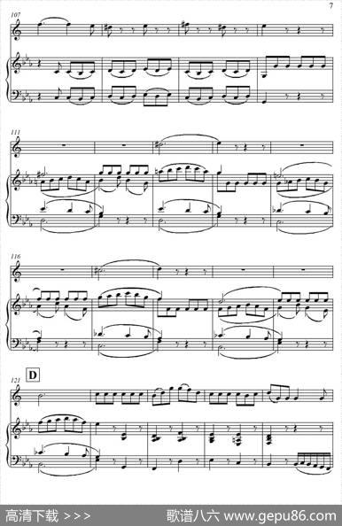 Mozart：ConcertoKV495No.4-3stRondo回旋曲（上低音萨克斯+钢琴伴奏）|Mozart（莫扎特）