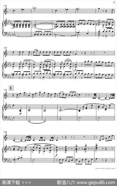 Mozart：ConcertoKV495No.4-3stRondo回旋曲（上低音萨克斯+钢琴伴奏）|Mozart（莫扎特）