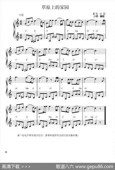 草原上的家园（小提琴二重奏）（与吉它）|美国民歌王少师编