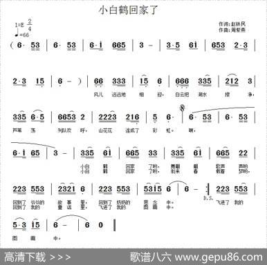 小白鹤回家了 - 赵铁民|周紫燕