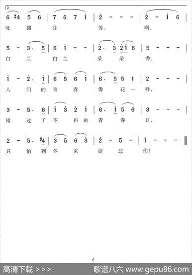 白兰香 - 黎锦光|黎锦光