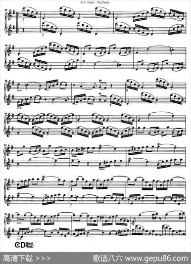 SixDuets（6首二重奏）（2）|W.F.巴赫