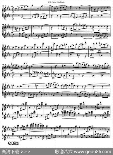 SixDuets（6首二重奏）（5）|W.F.巴赫