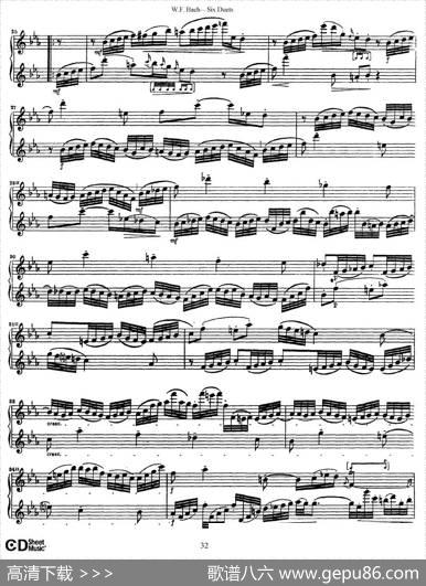 SixDuets（6首二重奏）（5）|W.F.巴赫